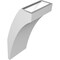 Ekena Millwork 6-in. W x 6-in. D x 14-in. H Thorton Architectural Grade PVC Knee Brace BRCP06X06X14THR - alternate 3